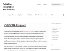 Tablet Screenshot of ca-osha.com